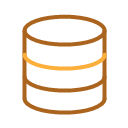 Database cylinder icon representing WordPress database and query optimisation