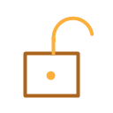 Open padlock icon, representing finding and closing the entry point