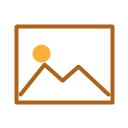 Picture frame icon representing image and media optimisation
